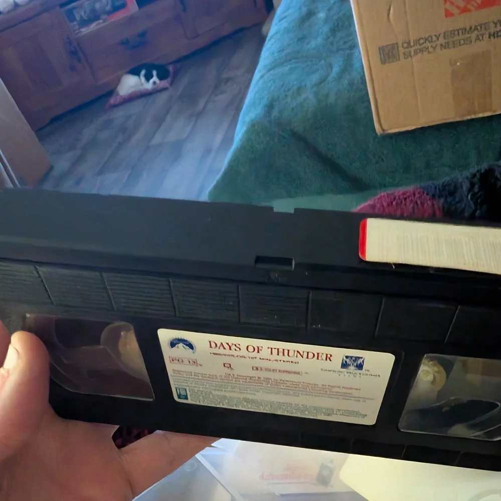 Vintage Black VHS Tape